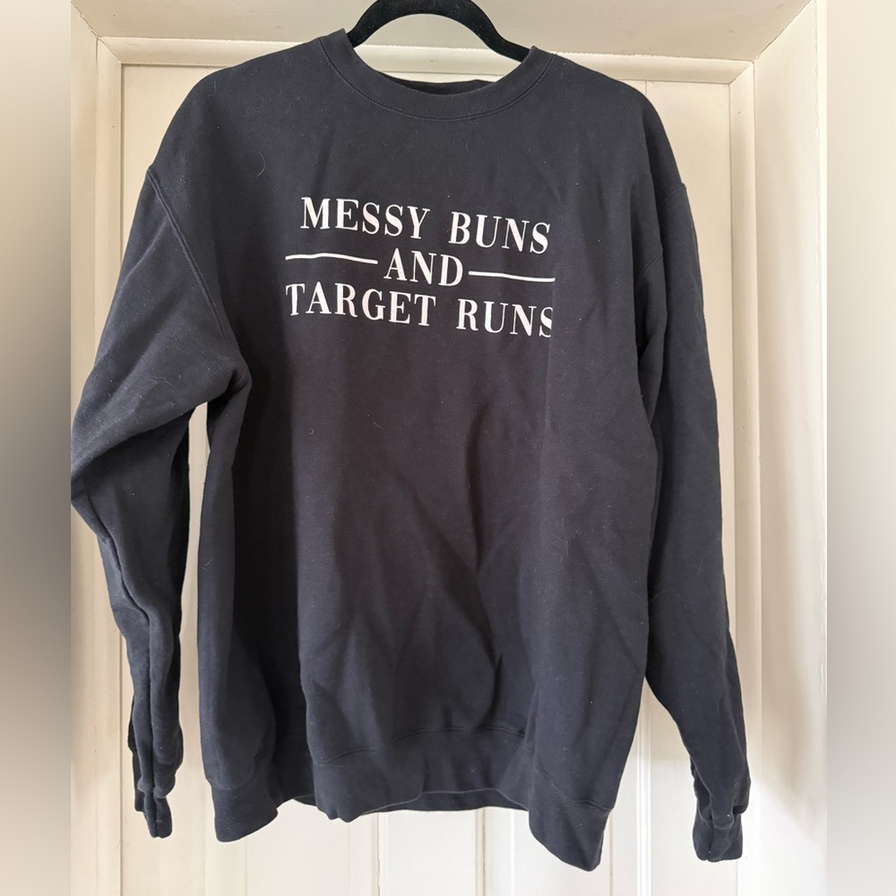 Port and Company Black Graphic Sweatshirt
